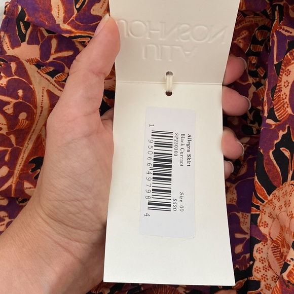 Ulla Johnson Allegra Skirt in Black Currant - Picture 4 of 5